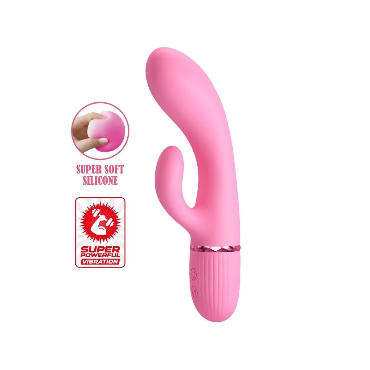 Marski Rabbit Vibrator & G-Spot Rosa von Pretty Love Flirtation kaufen | Fesselliebe