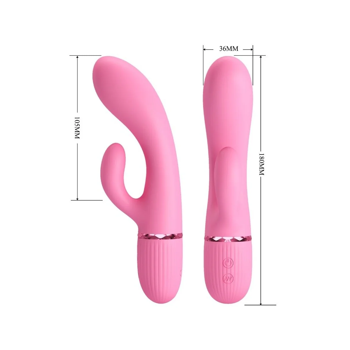Marski Rabbit Vibrator & G-Spot Rosa von Pretty Love Flirtation kaufen | Fesselliebe