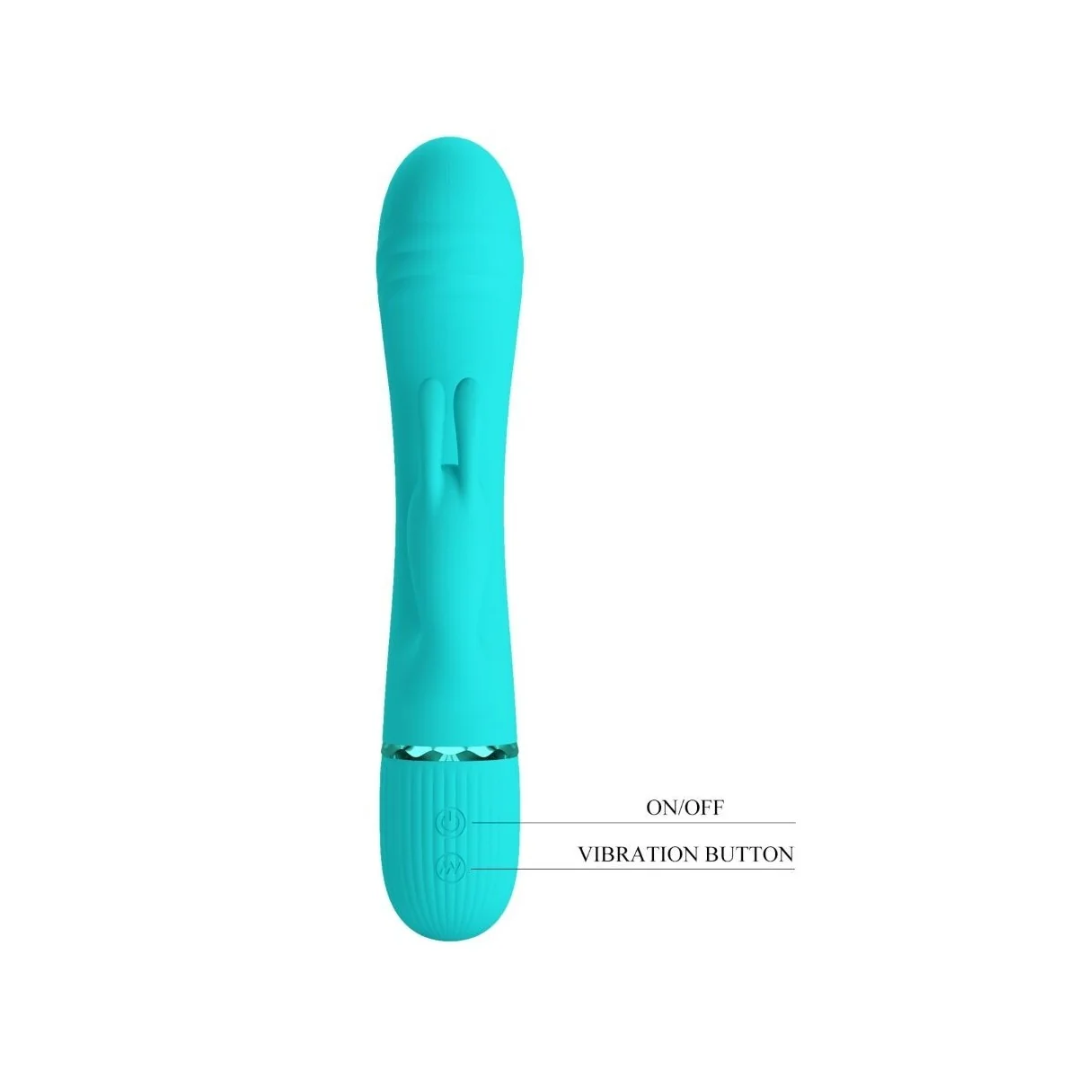 Scocco Vibrator Rabbit Türkis von Pretty Love Flirtation kaufen | Fesselliebe
