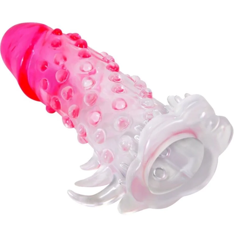 Wilford Realistische Vergrösserungshülse mit Geprägtem Penis Rosa von Pretty Love kaufen | Fesselliebe 2