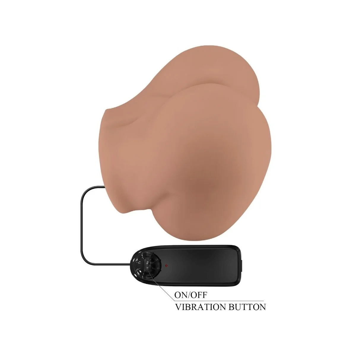 Bernace Ass Vibrator mit realistischer Vagina und Anus Flesh mit Fernbedienung von Crazy Bull kaufen | Fesselliebe