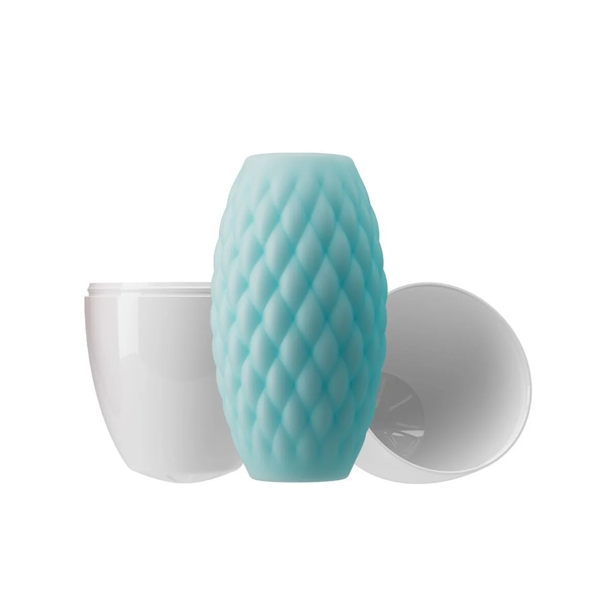 Athena Eros Männlicher Masturbator aus Silikon, Himmelblau von Pretty Love kaufen | Fesselliebe