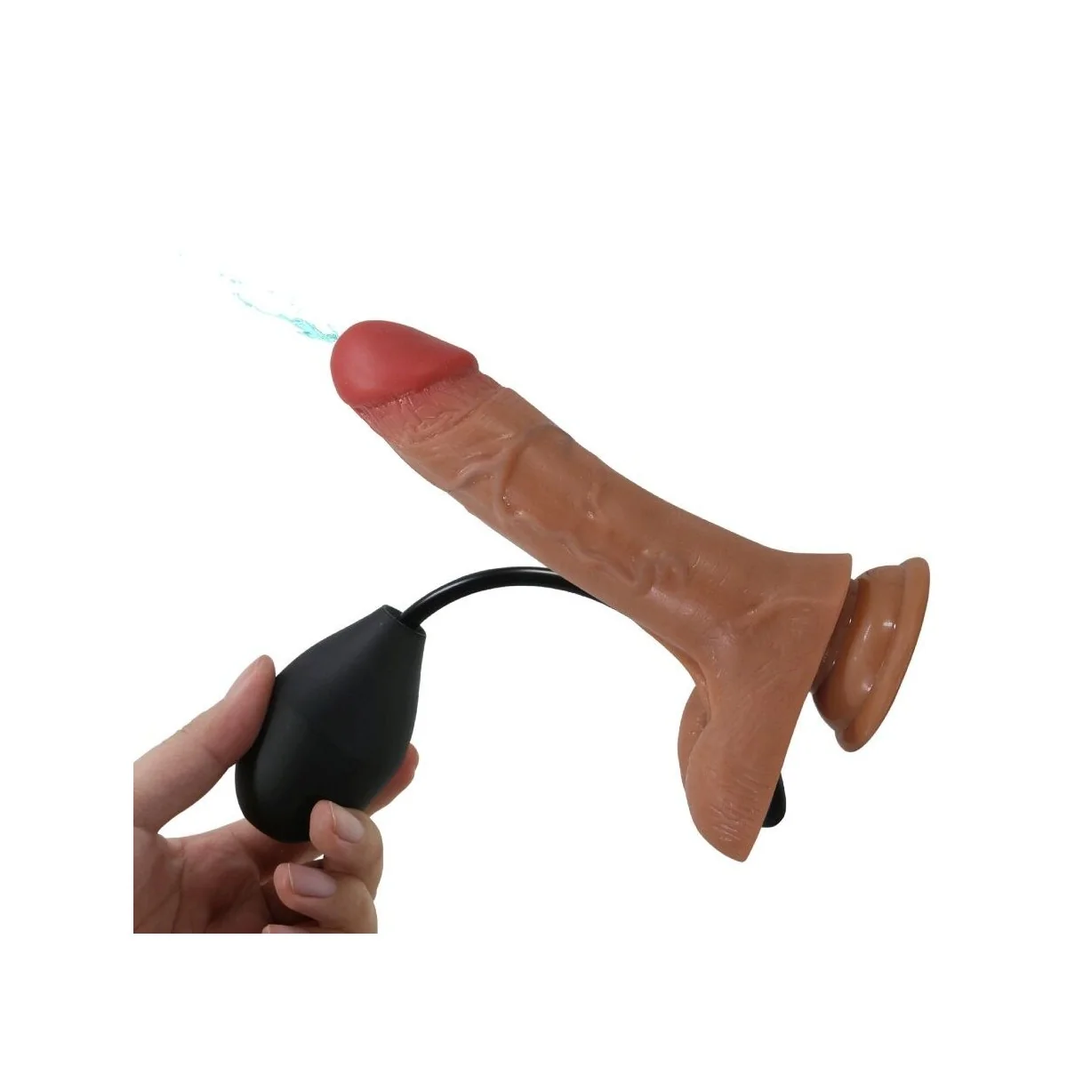 Universal Harness Slip mit Vibrierendem und Squirting-Dildo 15,5 cm Mulato von Pretty Love kaufen | Fesselliebe