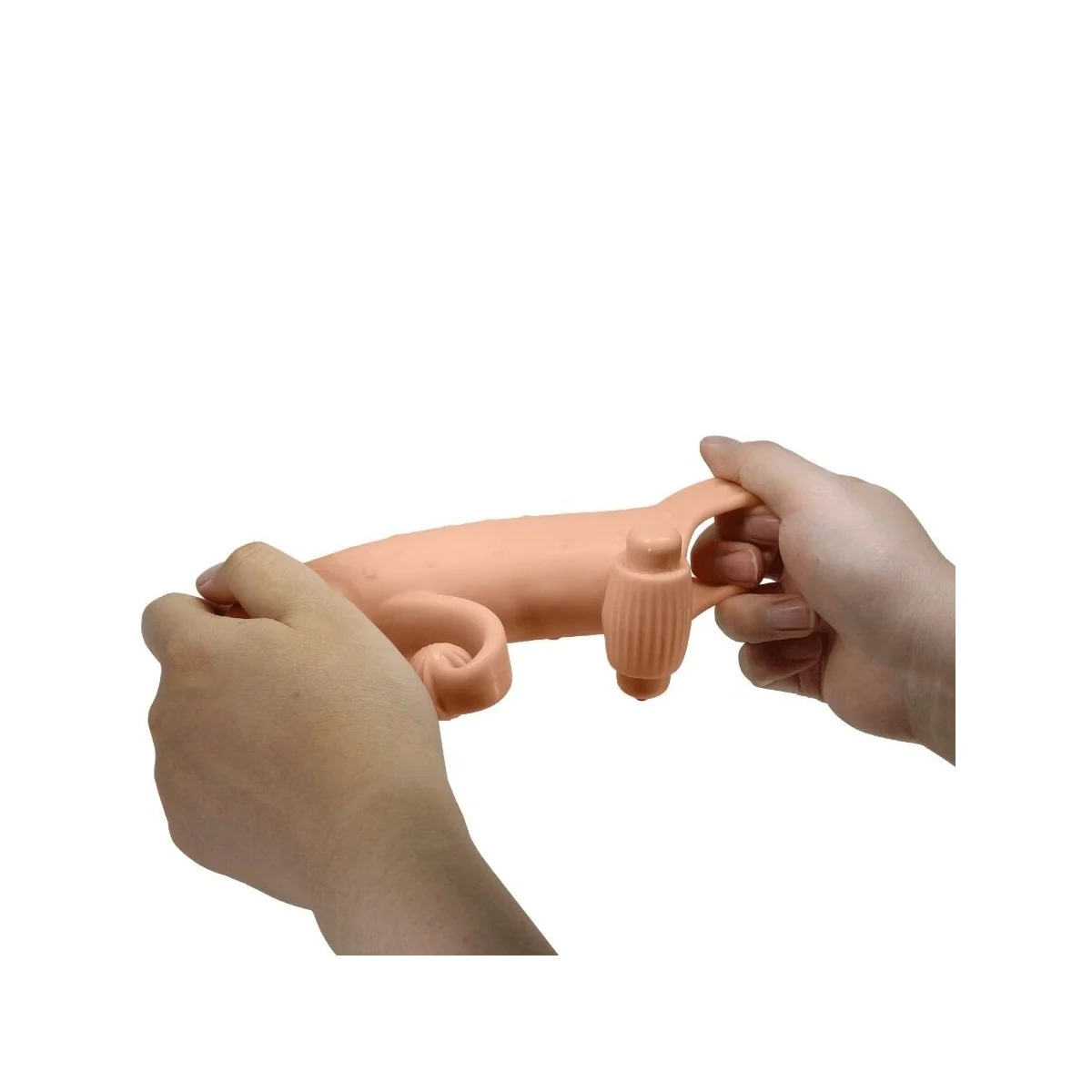 Vibrierende Penishülle Natur von Romance kaufen | Fesselliebe