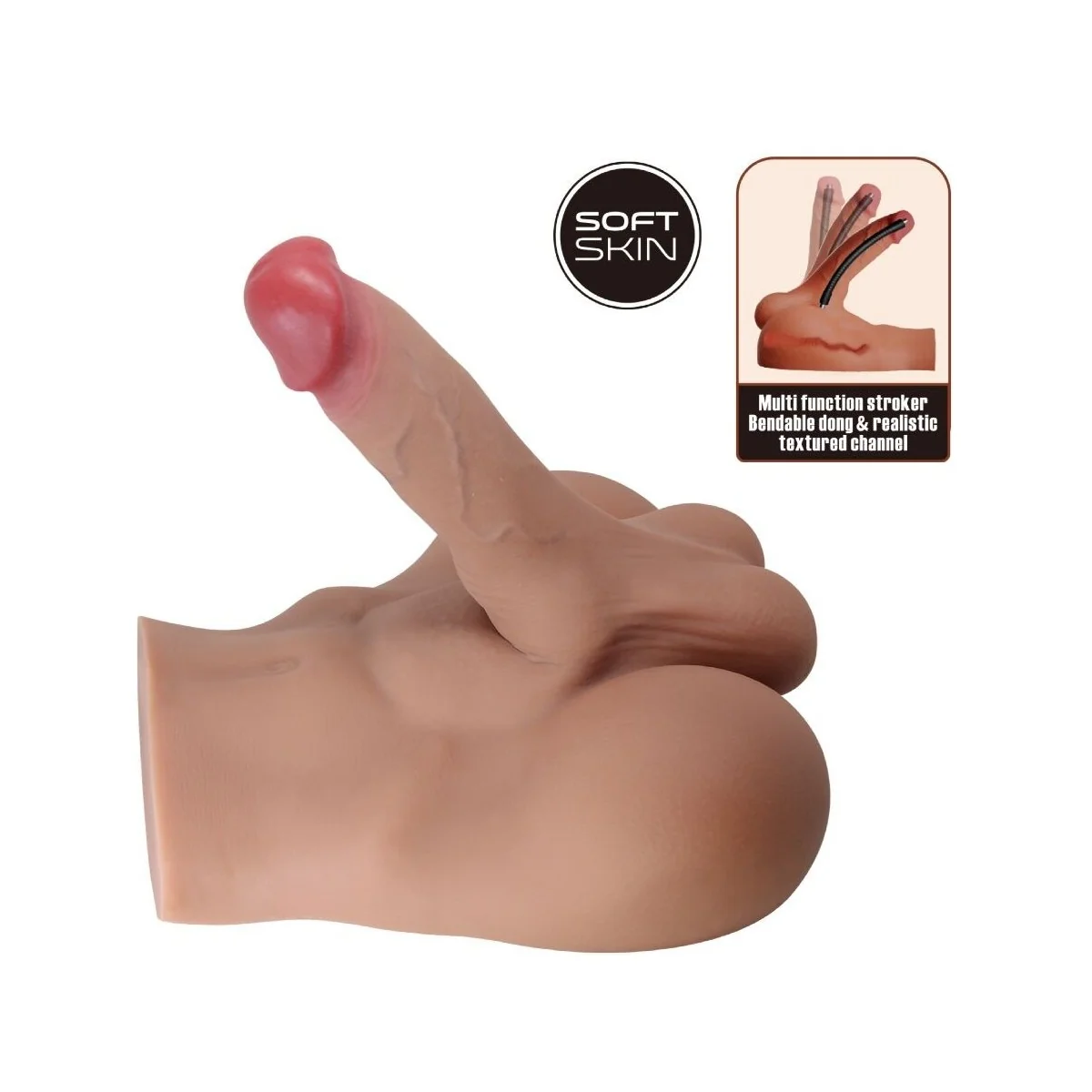 Rhyne Back realistischer Natürlicher Masturbator von Crazy Bull kaufen | Fesselliebe