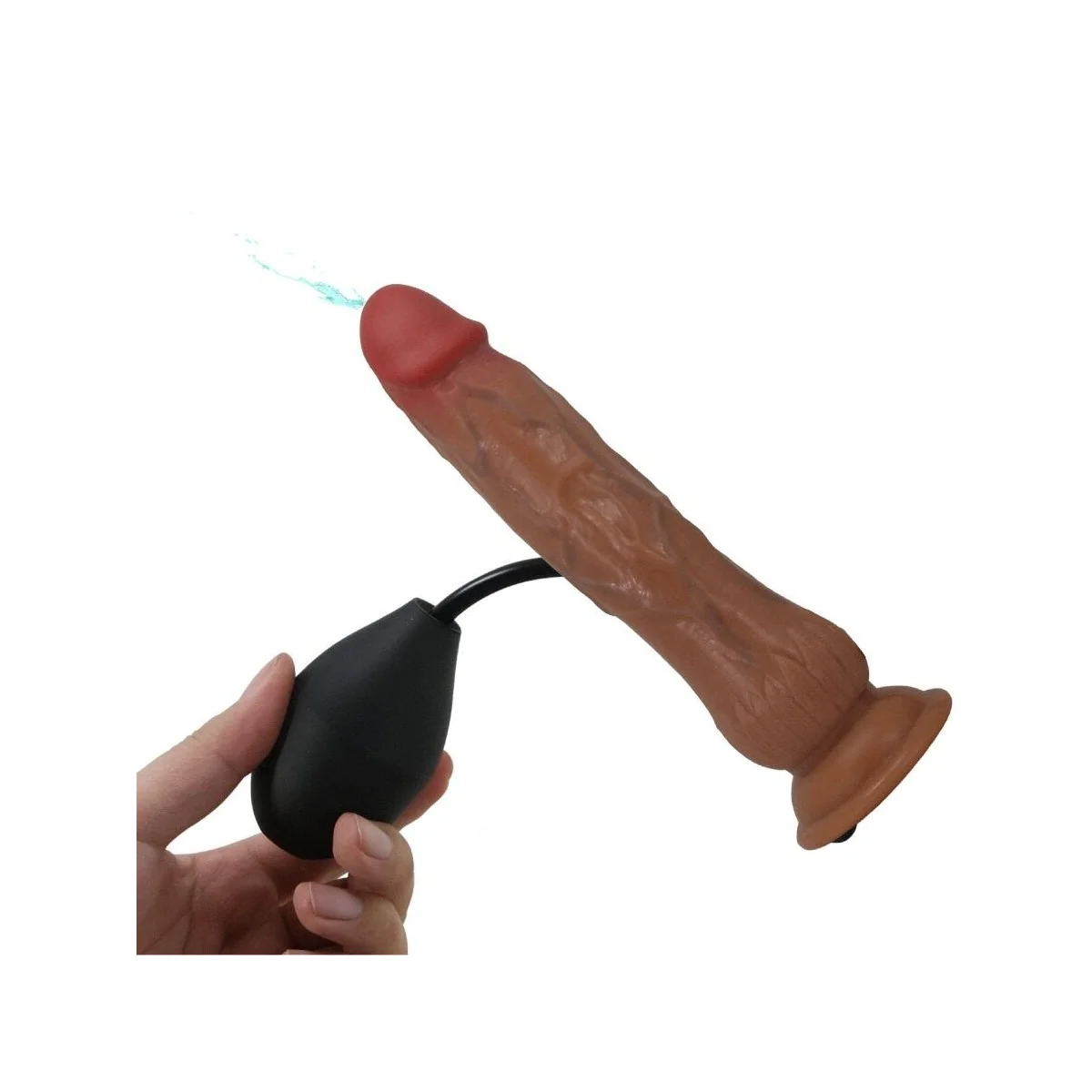 Kyton Universal Harness Slip mit Squirting Dildo 19 cm Mulato von Pretty Love kaufen | Fesselliebe