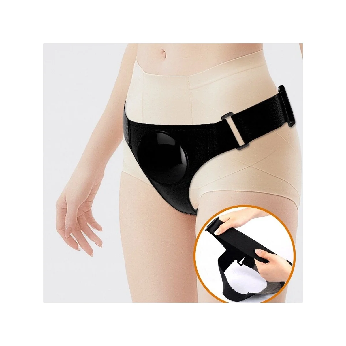 Kyton Universal Harness Slip mit Squirting Dildo 19 cm Mulato von Pretty Love kaufen | Fesselliebe