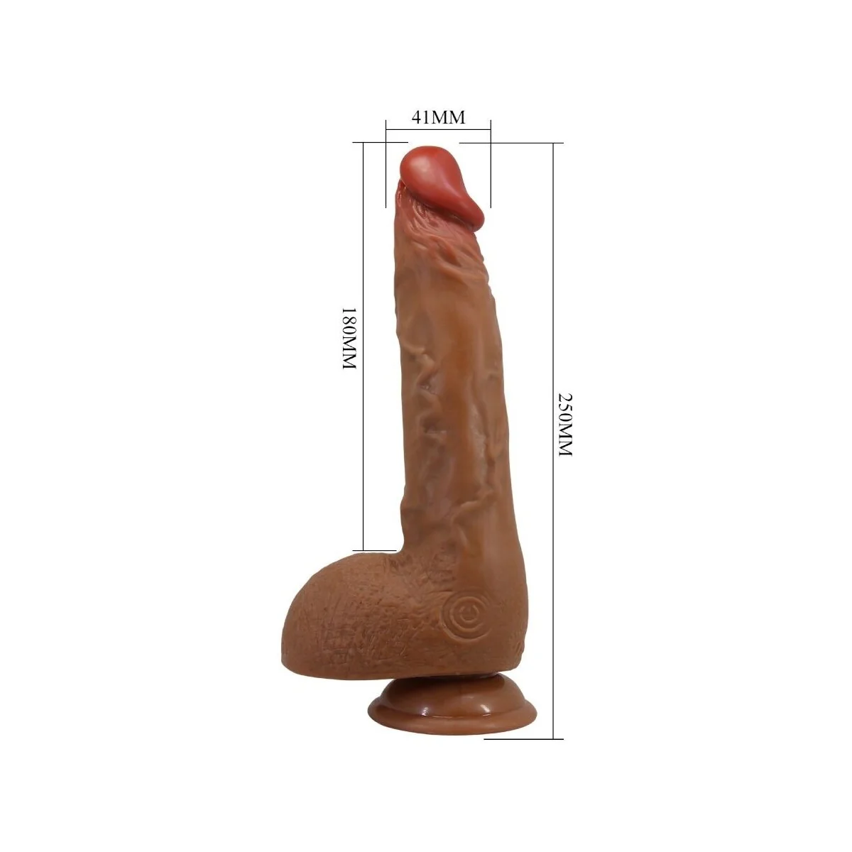 Schöner Wilks 5 Einstellungen realistischer Vibrator 25 cm Mulato von Baile kaufen | Fesselliebe