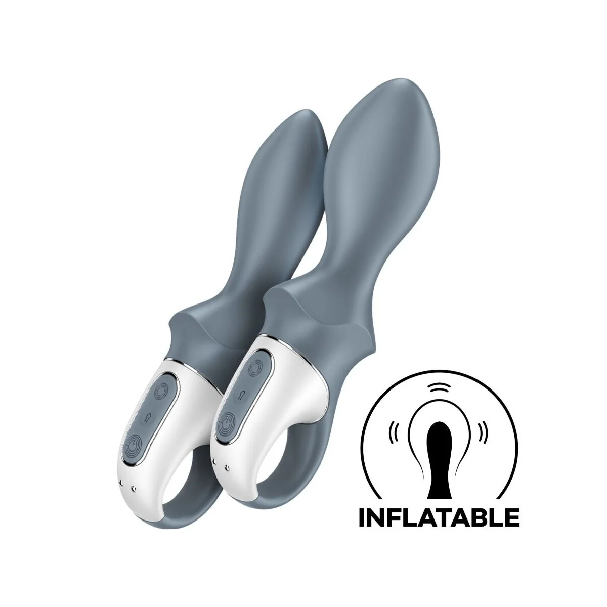 AIR PUMP BOOTY 1 ANAL AUFBLASBARER VIBRATOR GRAU VON SATISFYER VIBRATOR
