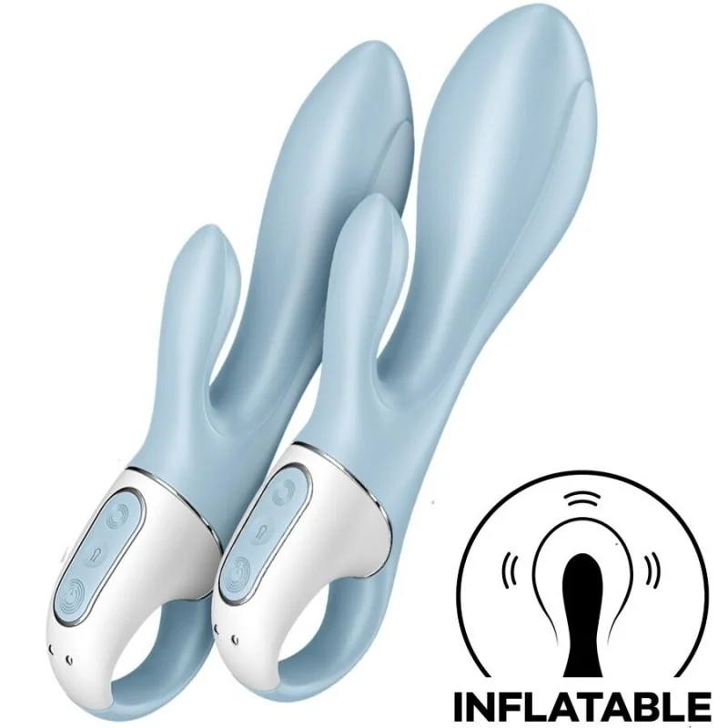 AIR PUMP BUNNY 1 AUFBLASBARER RABBITVIBRATOR BLAU VON SATISFYER VIBRATOR