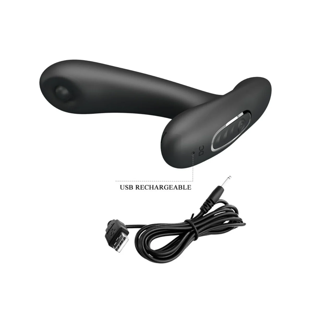 Remington Anal- und Vaginal-Vibrationsmassager Schwarz von Pretty Love kaufen | Fesselliebe