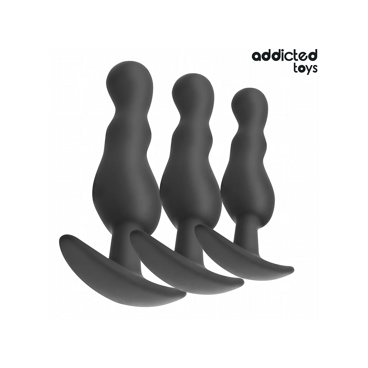 3ER-SET ANALPLUG MODELL 1 VON ADDICTED TOYS