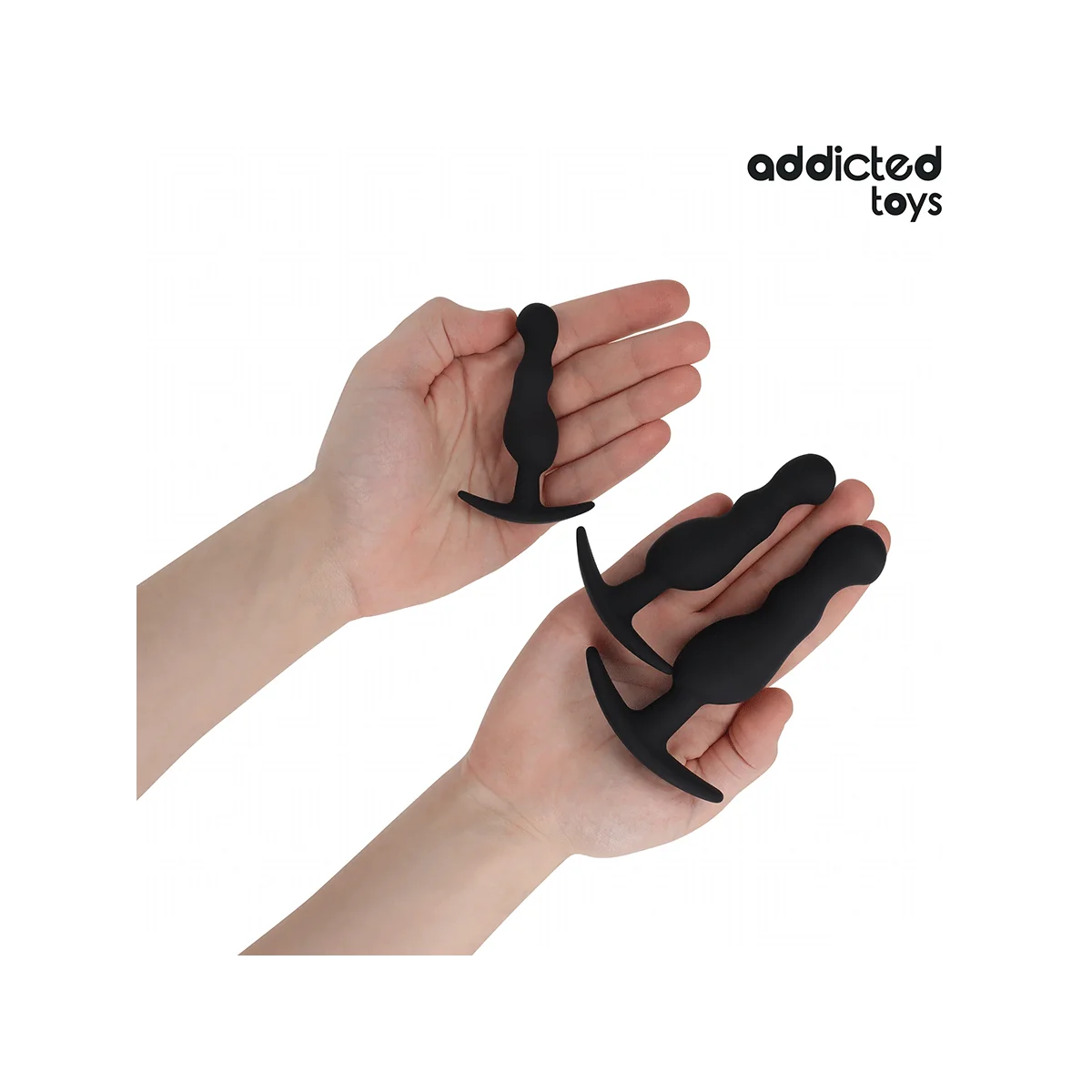 3ER-SET ANALPLUG MODELL 1 VON ADDICTED TOYS