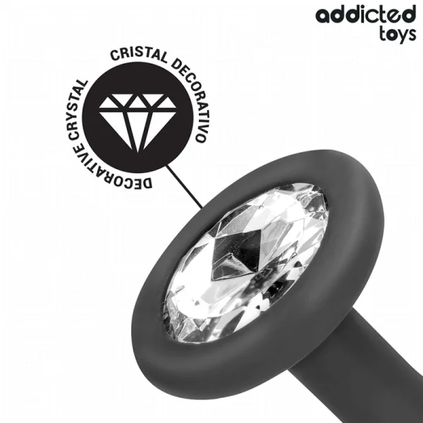 3ER-SET ANALPLUG MIT JUWEL VON ADDICTED TOYS