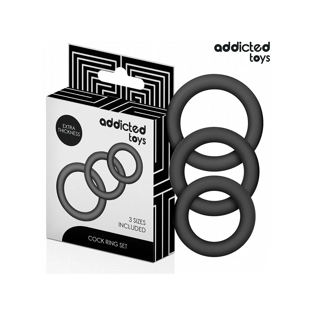 SET SILIKONRINGE MODELL 1 VON ADDICTED TOYS