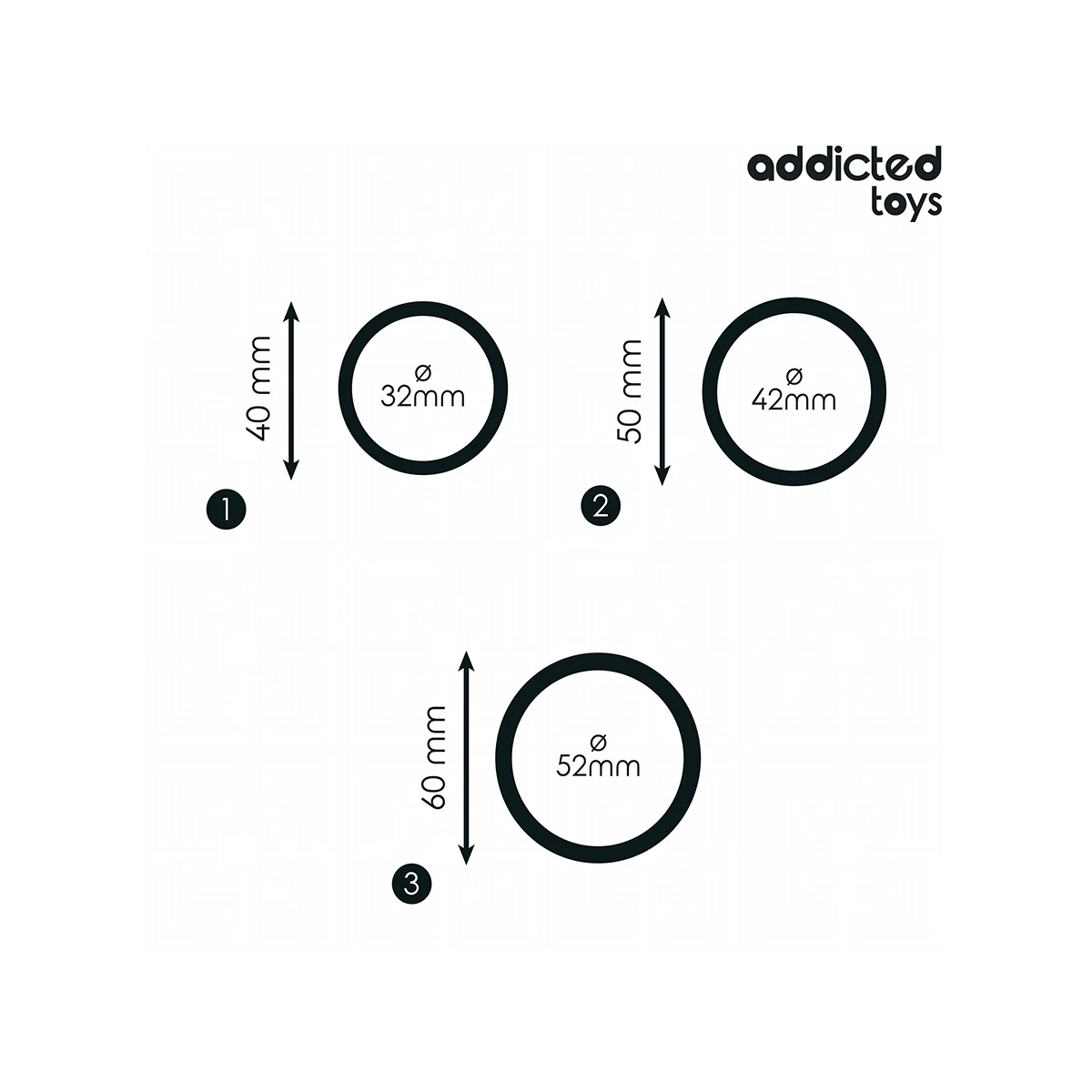SET SILIKONRINGE MODELL 2 VON ADDICTED TOYS