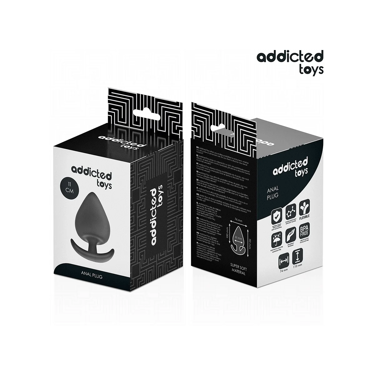 ANALPLUG GRÖSSE XXL 11 CM VON ADDICTED TOYS