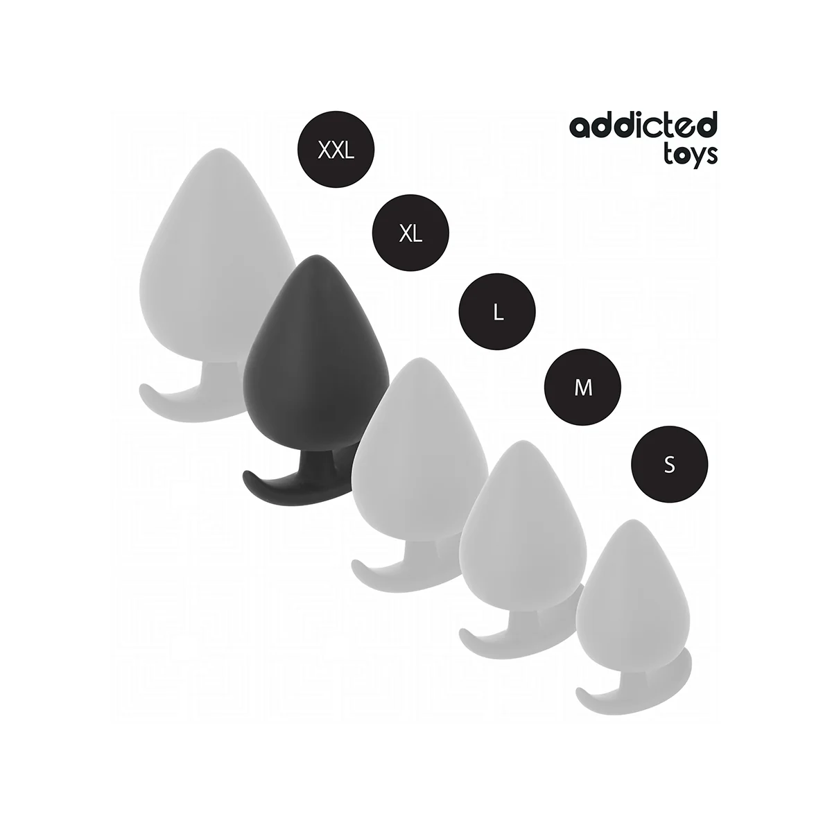 ANALPLUG GRÖSSE XL 9.5 CM VON ADDICTED TOYS