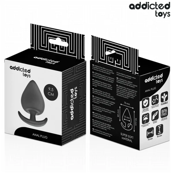 ANALPLUG GRÖSSE XL 9.5 CM VON ADDICTED TOYS