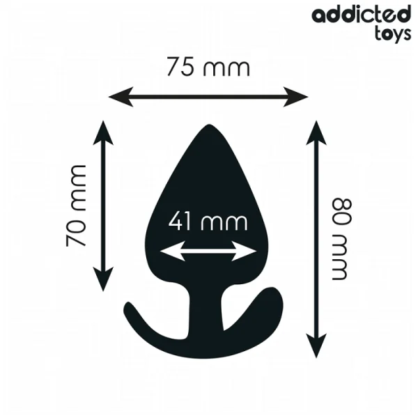ANALPLUG GRÖSSE L 8 CM VON ADDICTED TOYS