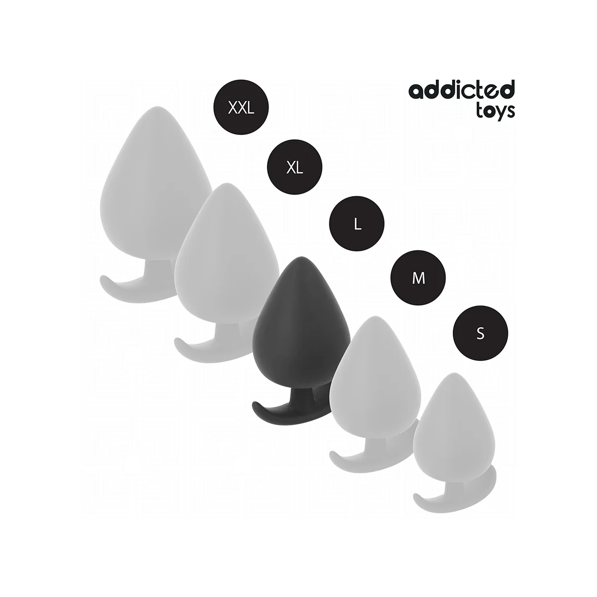 ANALPLUG GRÖSSE L 8 CM VON ADDICTED TOYS