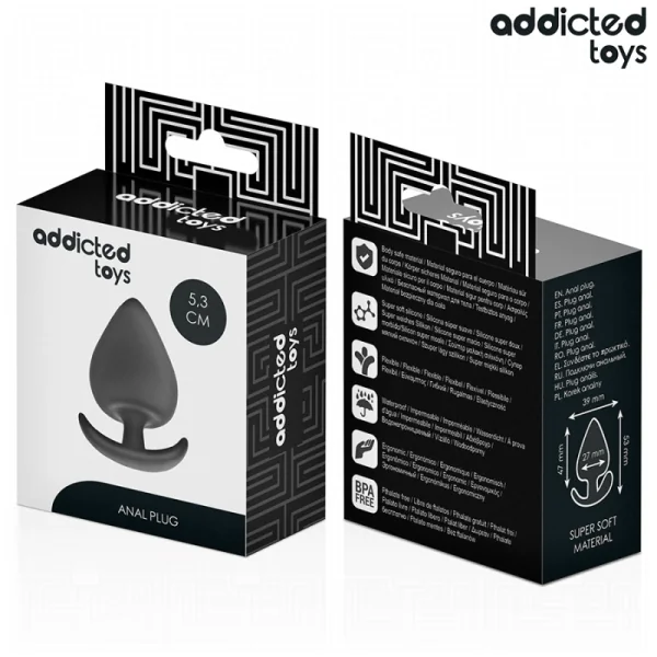 ANALPLUG GRÖSSE S 5,3 CM VON ADDICTED TOYS