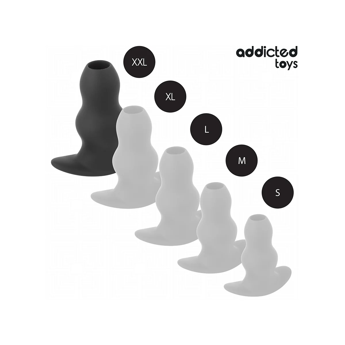 HOHL ANAL PLUG GRÖSSE XXL 15,2 CM VON ADDICTED TOYS