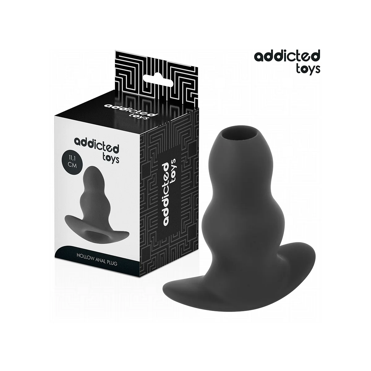 HOHL ANAL PLUG GRÖSSE L 11,1 CM VON ADDICTED TOYS