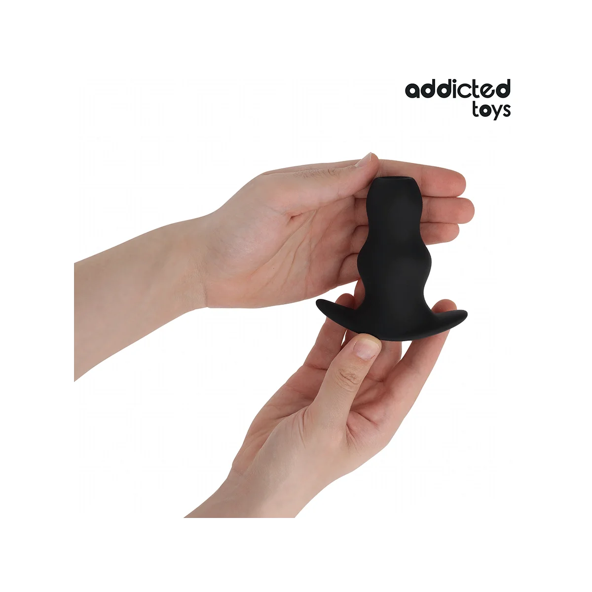 HOHL ANAL PLUG GRÖSSE M 9,6 CM VON ADDICTED TOYS