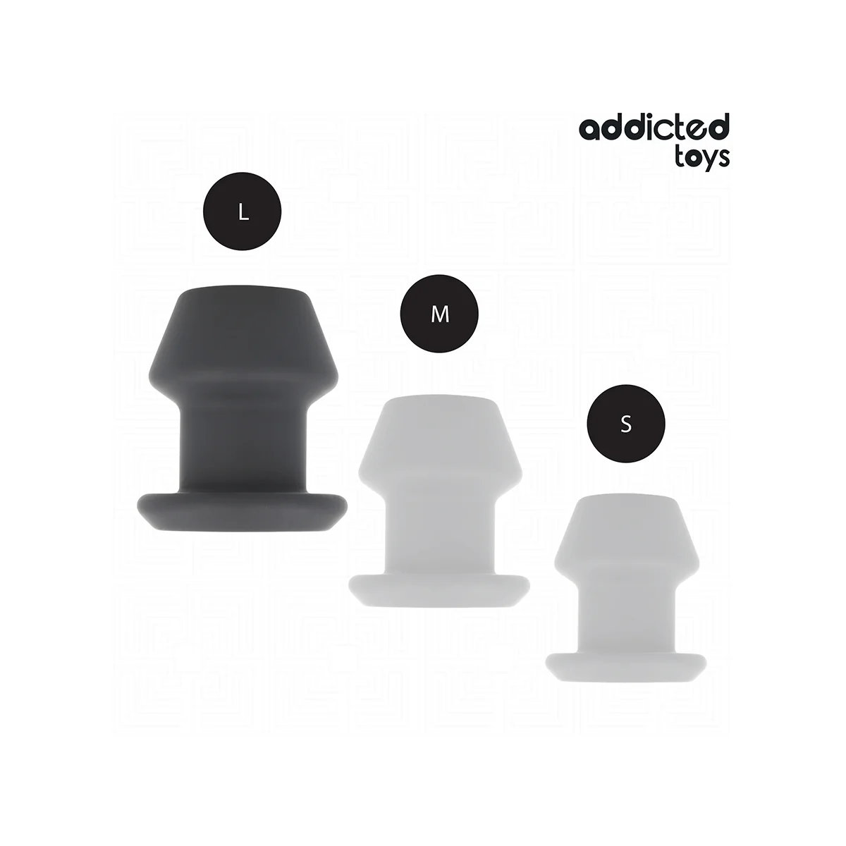 EXTREM HOHL ANAL PLUG GRÖSSE L 10,4 CM VON ADDICTED TOYS