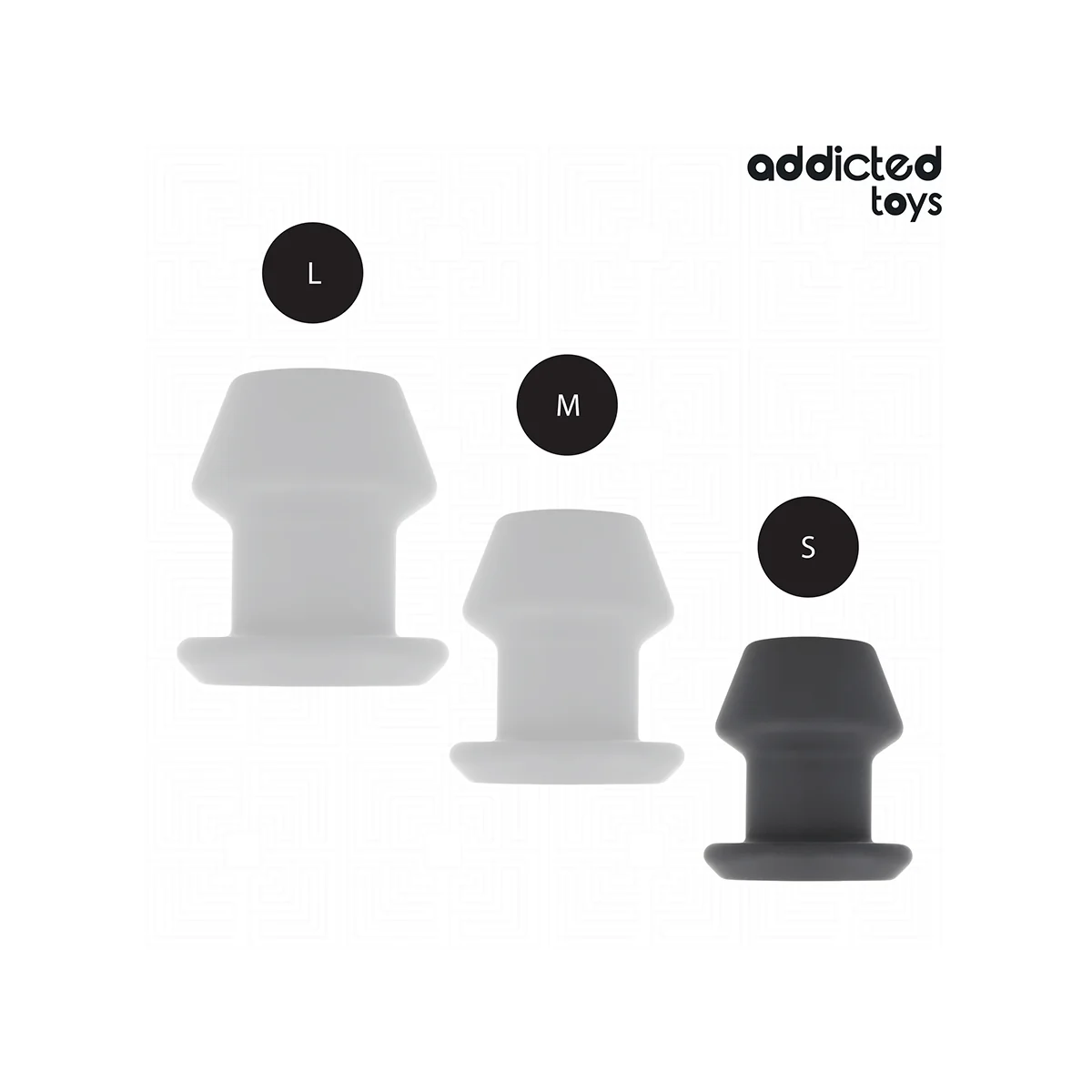 EXTREM HOHL ANAL PLUG GRÖSSE S 7,5 CM VON ADDICTED TOYS