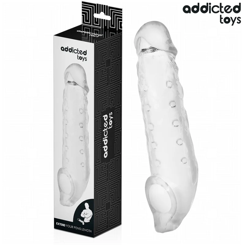 TRANSPARENTE PENISVERLÄNGERUNG GRÖSSE S 23 CM VON ADDICTED TOYS