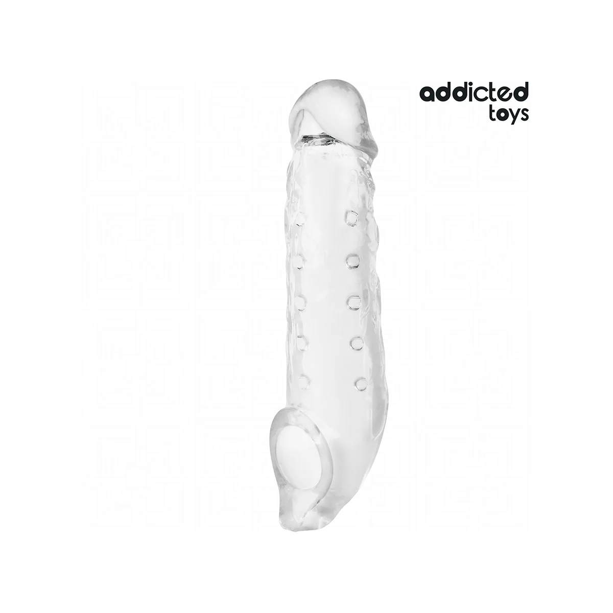 TRANSPARENTE PENISHÜLSE GRÖSSE M 27 CM VON ADDICTED TOYS