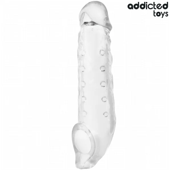 TRANSPARENTE PENISHÜLSE GRÖSSE M 27 CM VON ADDICTED TOYS