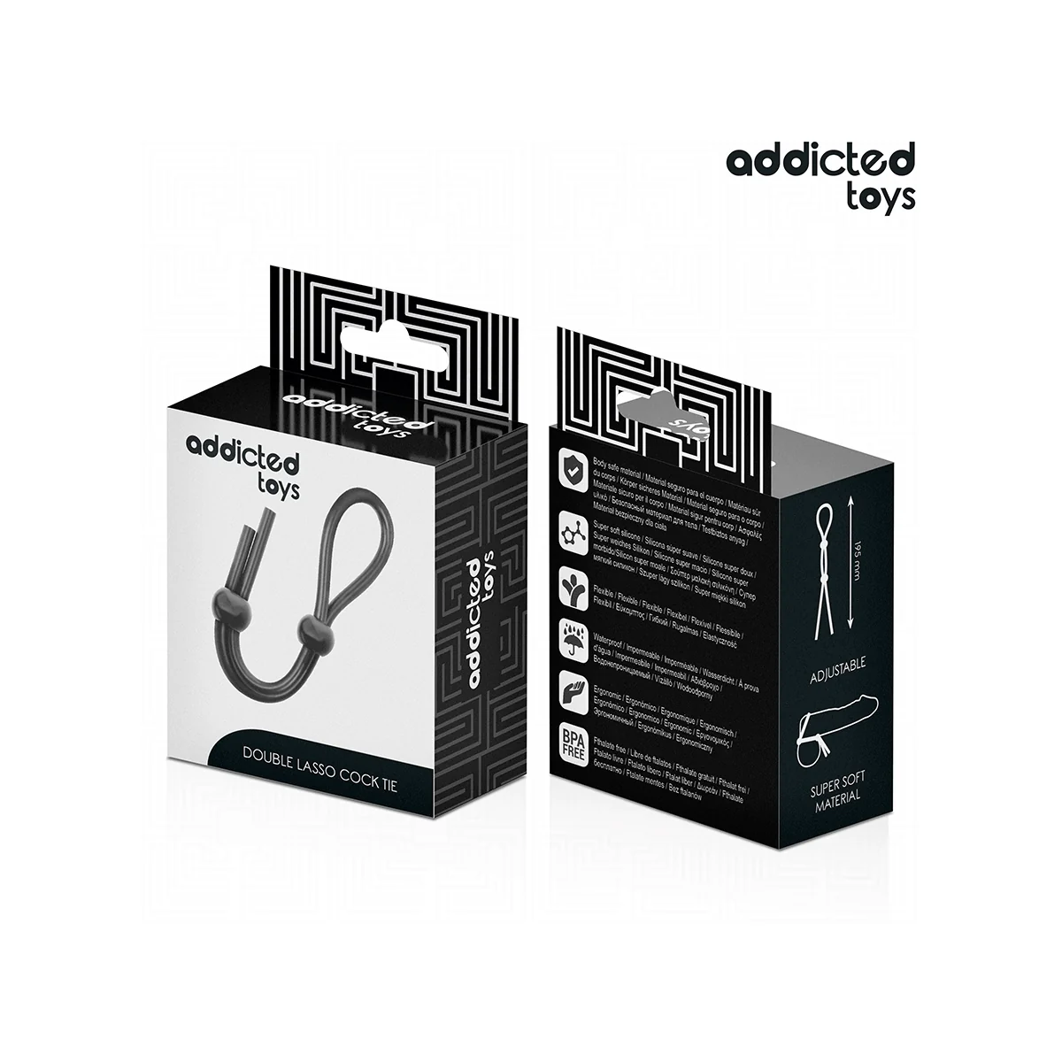 SILIKONSEIL FÜR DEN DOPPELSCHLEIFEN-PENIS VON ADDICTED TOYS