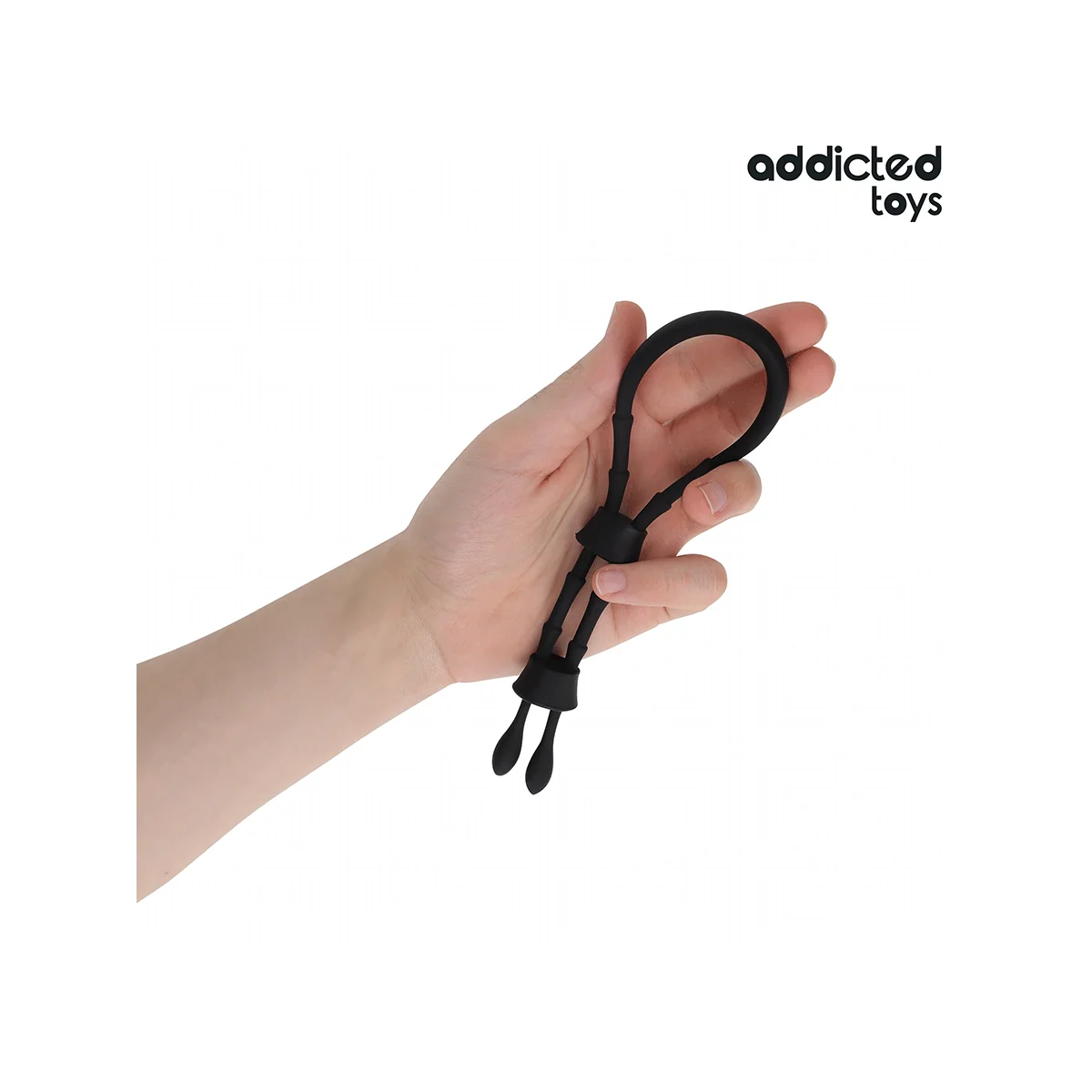 VERSTELLBARES SILIKONSEIL FÜR DEN PENIS VON ADDICTED TOYS