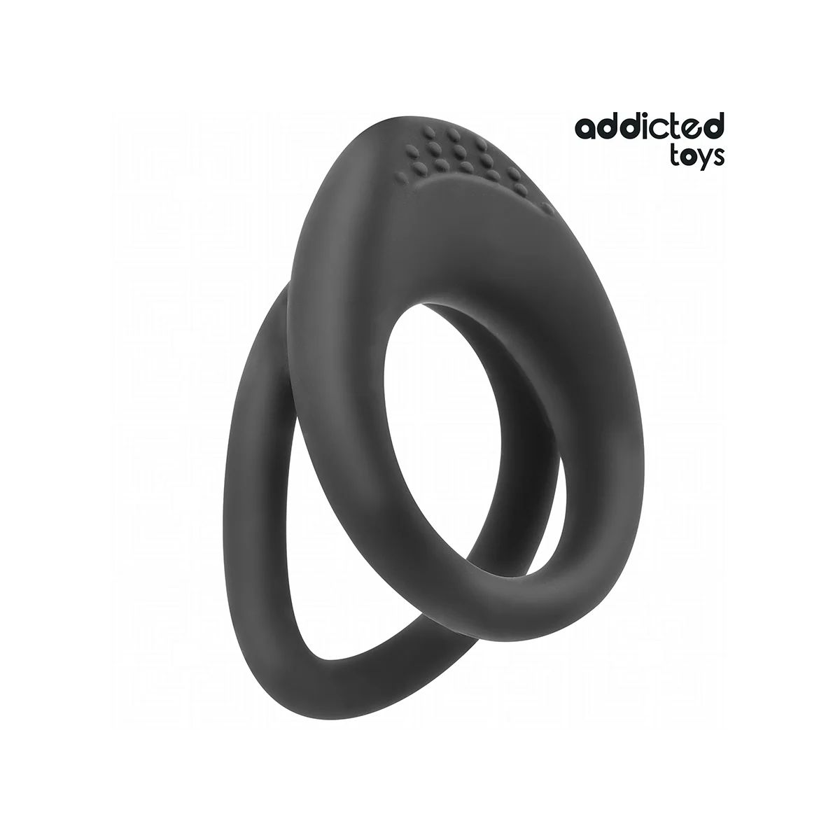 DOPPELT STRUKTURIERTER PENISRING VON ADDICTED TOYS