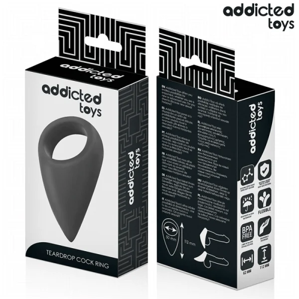 TRÄNENFÖRMIGER PENISRING VON ADDICTED TOYS