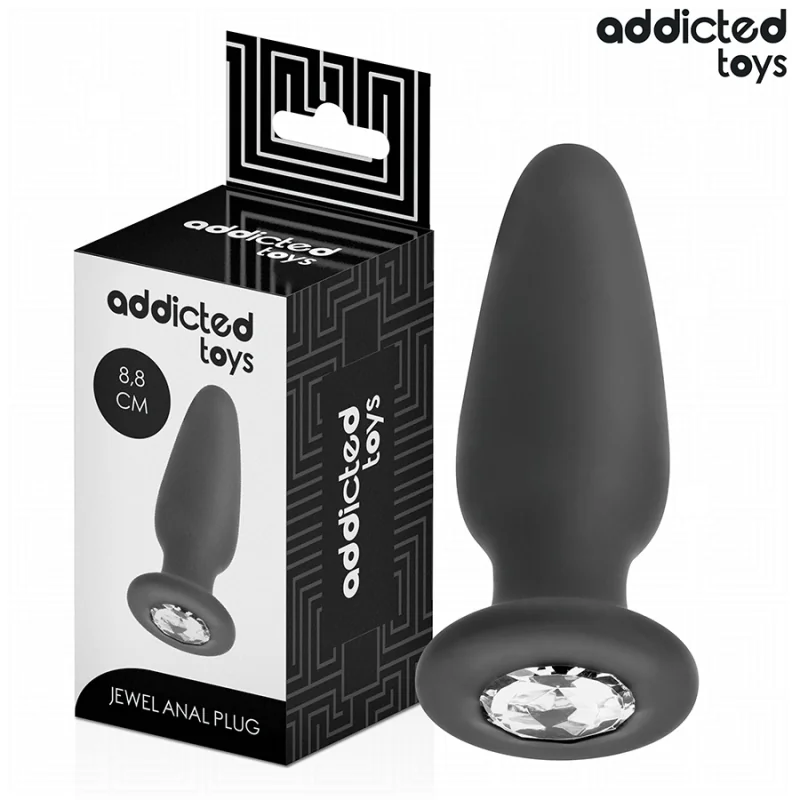 ANAL PLUG MIT JUWEL GRÖSSE S 8,8 CM VON ADDICTED TOYS