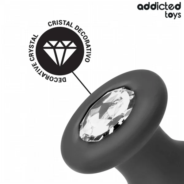 ANAL PLUG MIT JUWEL GRÖSSE S 8,8 CM VON ADDICTED TOYS