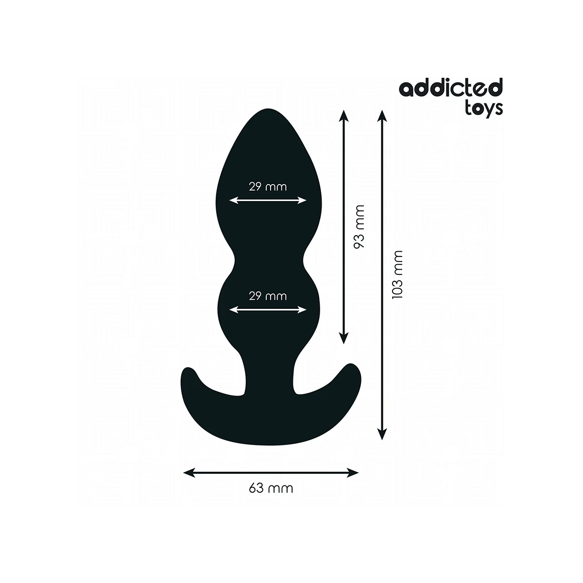 ANALPLUG GRÖSSE S 10,3 CM VON ADDICTED TOYS