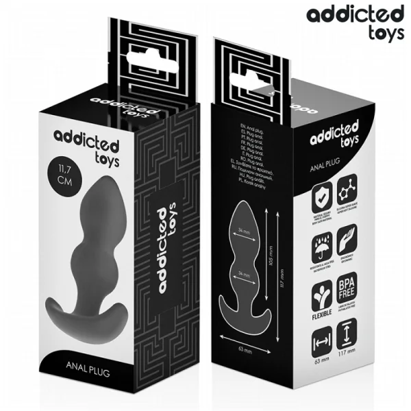 ANALPLUG GRÖSSE L 11,7 CM VON ADDICTED TOYS