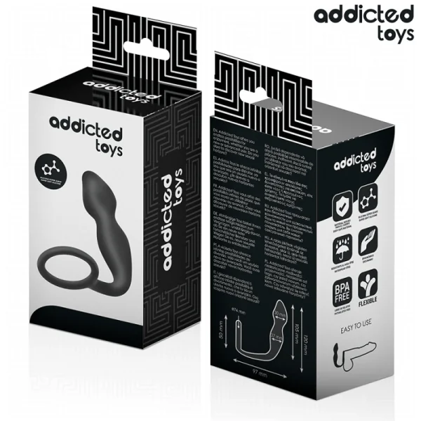 ANALPLUG MIT RING MODELL 2 VON ADDICTED TOYS