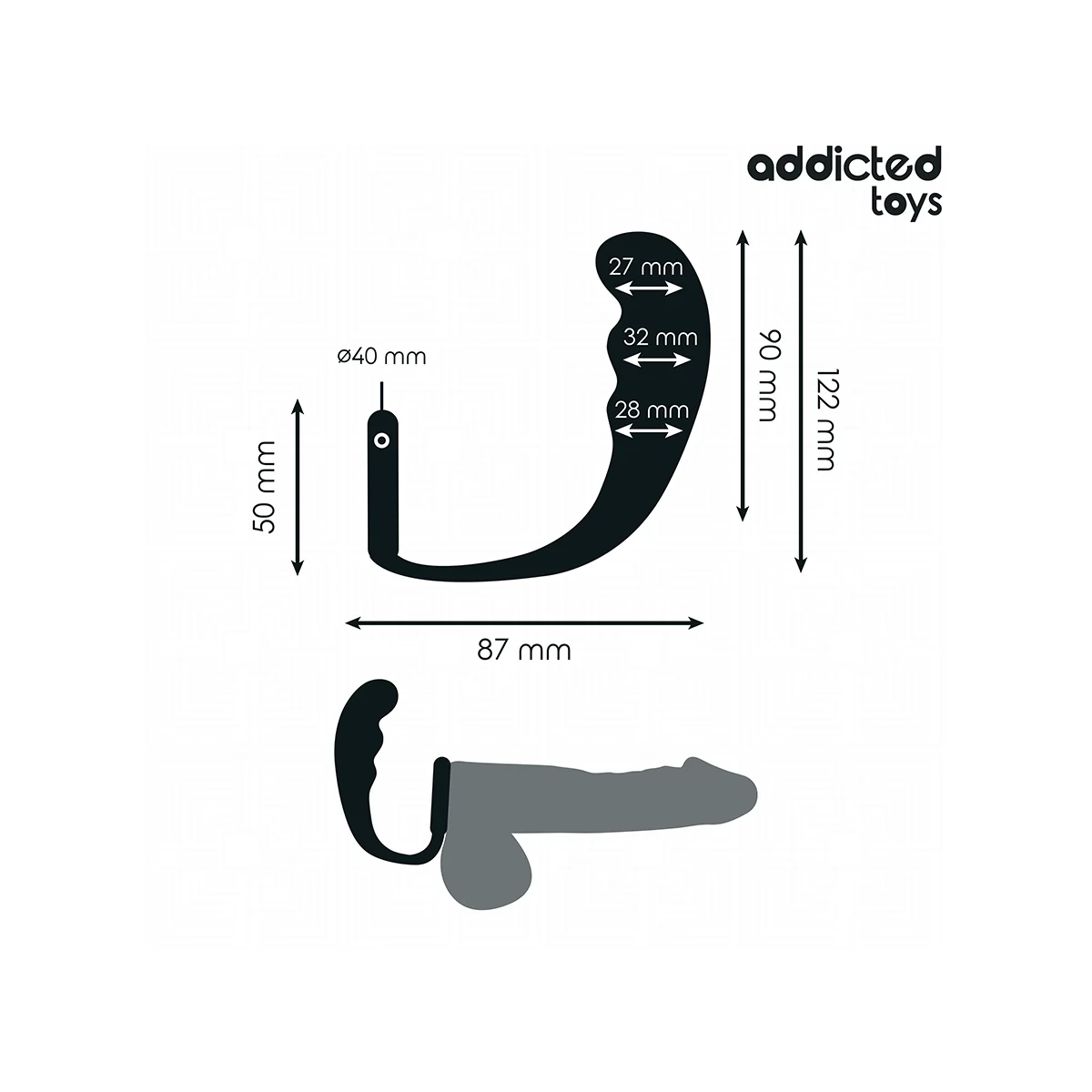 ANALPLUG MIT RING MODELL 4 VON ADDICTED TOYS