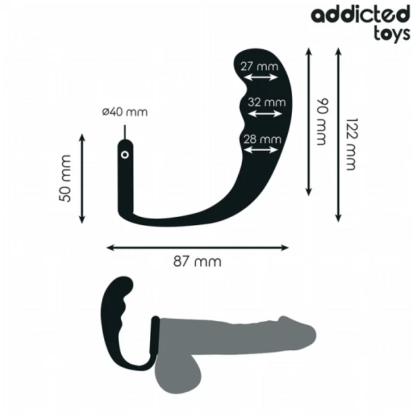 ANALPLUG MIT RING MODELL 4 VON ADDICTED TOYS