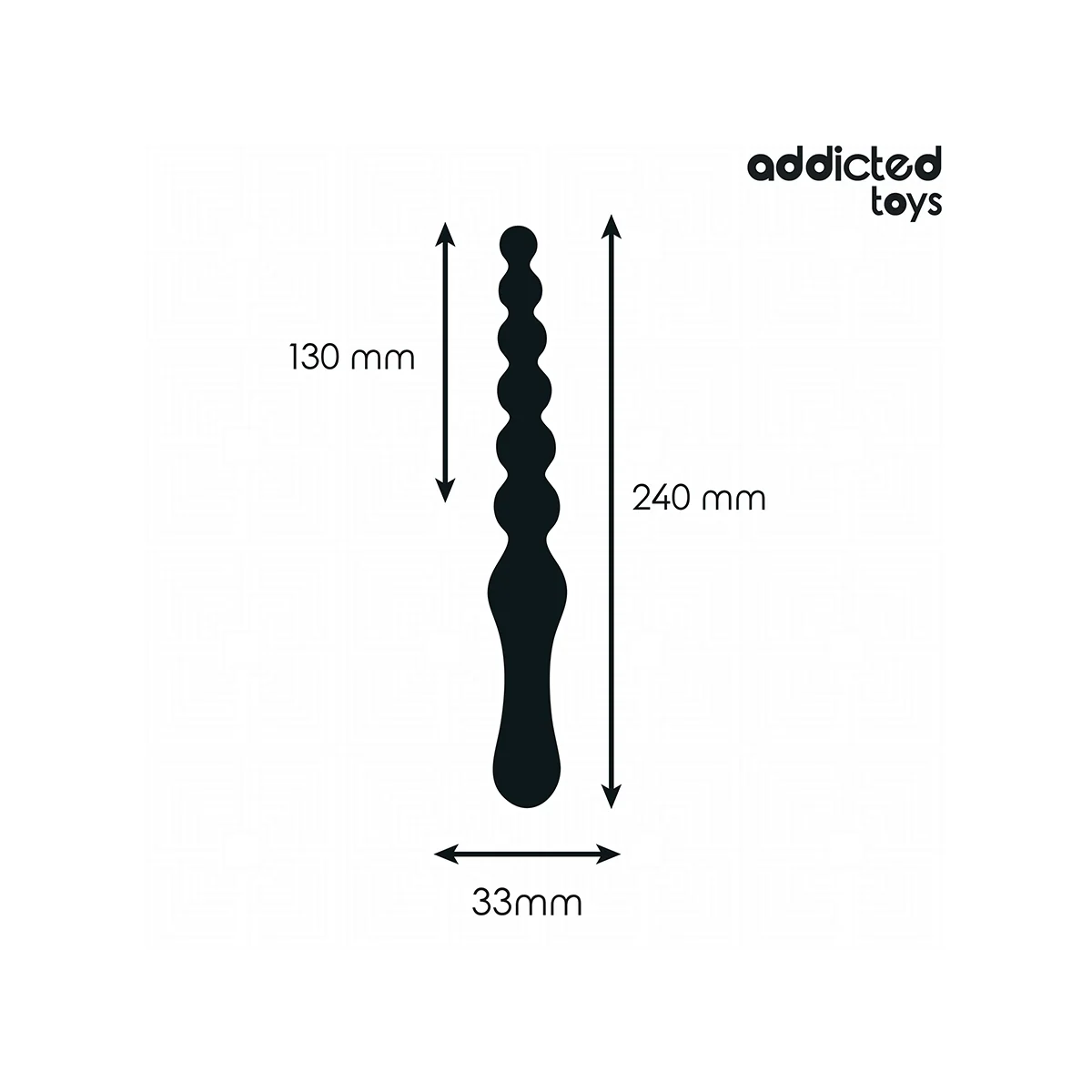 ANAL-MASSAGEGERÄT 24 CM VON ADDICTED TOYS