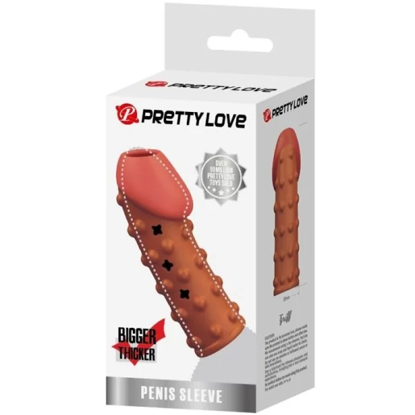 ENGE UND VOLUMINÖSE PENISHÜLLE NATURAL VON PRETTY LOVE MALE