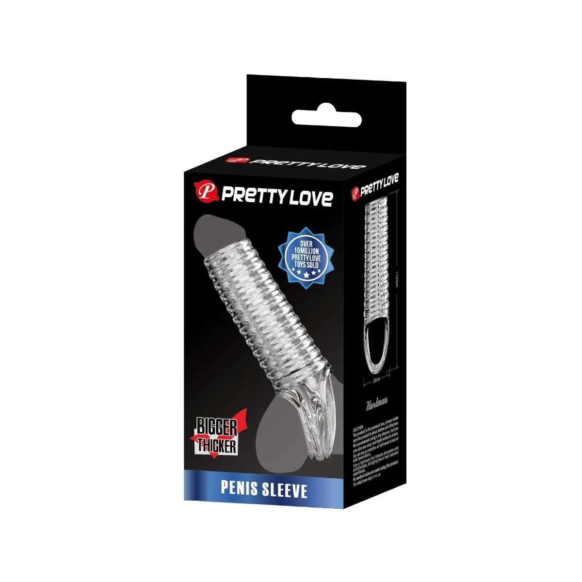 HARTMAN PENISHÜLSE TRANSPARENT VON PRETTY LOVE