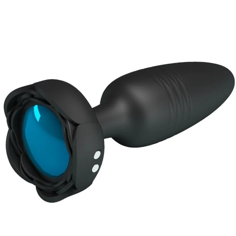 TARION ANAL PLUG MIT LED LICHT SCHWARZ 12,5 CM VON PRETTY LOVE 2