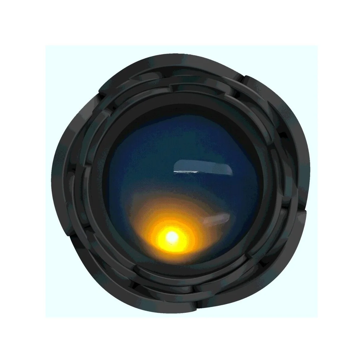 TARION ANAL PLUG MIT LED LICHT SCHWARZ 12,5 CM VON PRETTY LOVE